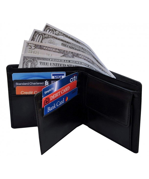 Bdgiant Trifold Bifold Leather ID black