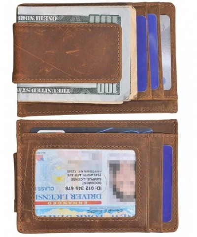 Wallet Genuine Leather Pocket Window