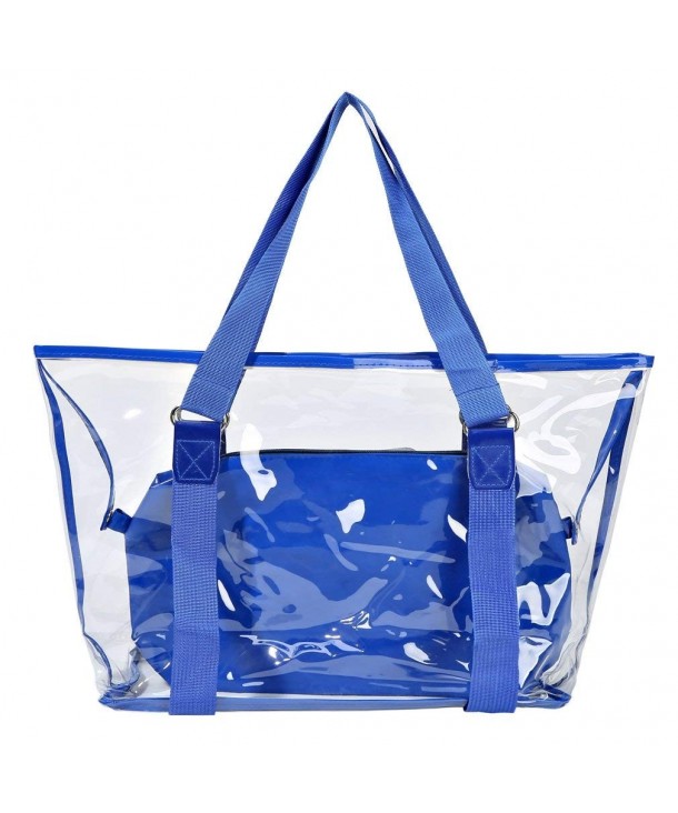 2 in 1 Large Clear beach bag- Waterproof Beach Tote Bag Ladies Purses ...