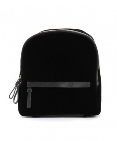 TrendsBlue Premium Velvet Backpack Shoulder