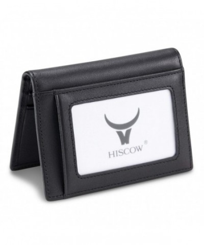 HISCOW Compact Credit Holder Black