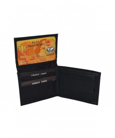 Compact Pocket Bifold Wallet Black