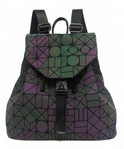 Roffatide Geometric Luminous Backpack Shoulder