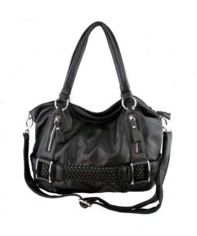 Samantha Weave Belt Hobo Handbag - Black - CE118O00TE7