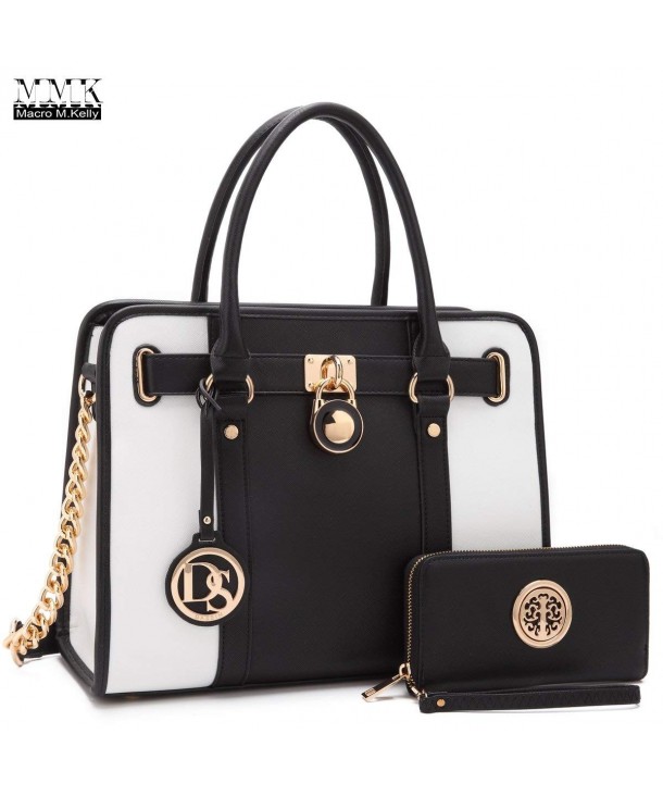 collection Fashion Handbags Designer Shoulder - Xl-02-7103w-bk/Wt ...