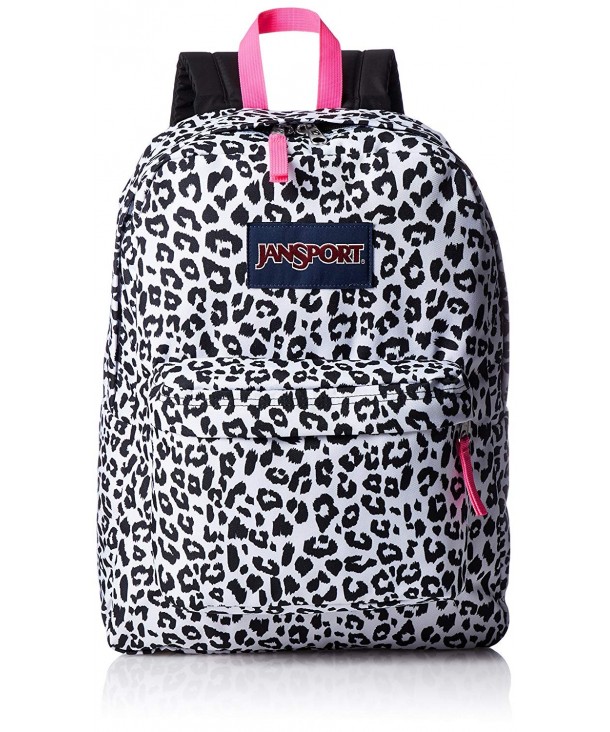 JanSport Unisex SuperBreak Leopard Backpack