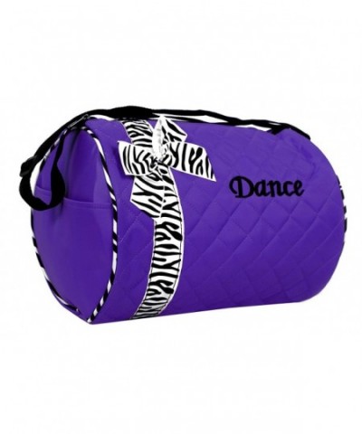 Dance bag Quilted Duffle Purple