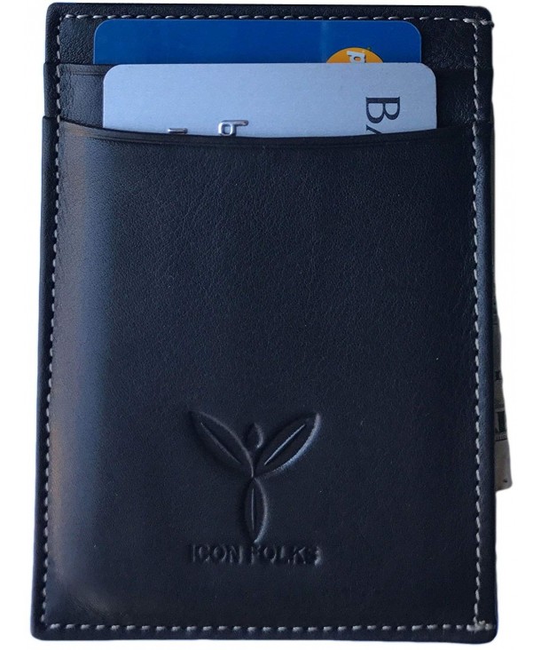 Genuine Leather RFID Slim Wallet
