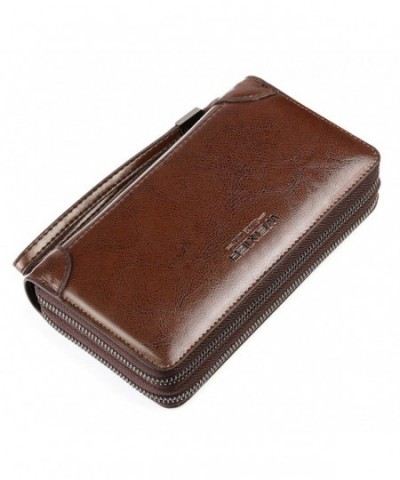 Wallet Leather Handbag Clutch Business