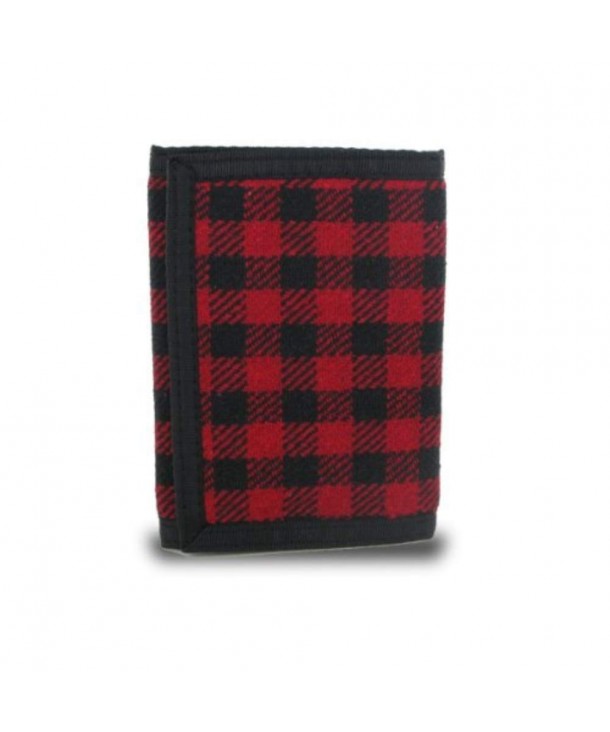 Generic Plaid Fabric Trifold Wallet x