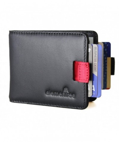 elemenTree Minimalist Wallet Blocking Leather