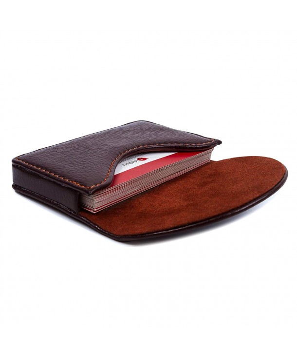 Leather Business Holder Wallet Magnetic