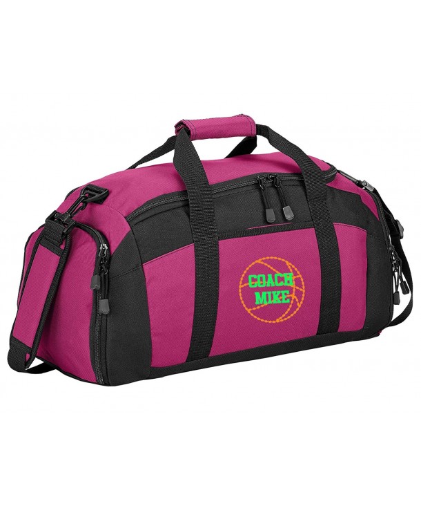 Personalized Basketball Sports Duffel Tropical