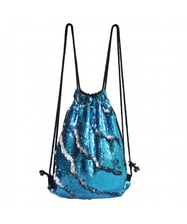 ICOSY Mermaid Reversible Drawstring Backpack