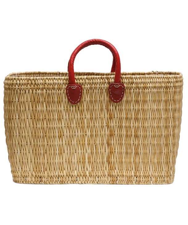 Moroccan Straw Tote Handles Wx12 5