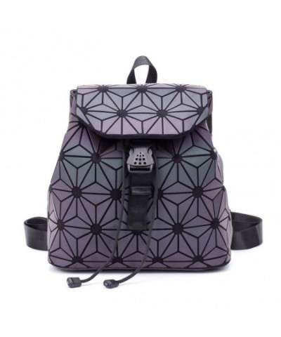 Geometric Luminous Backpack Shoulder Rucksack