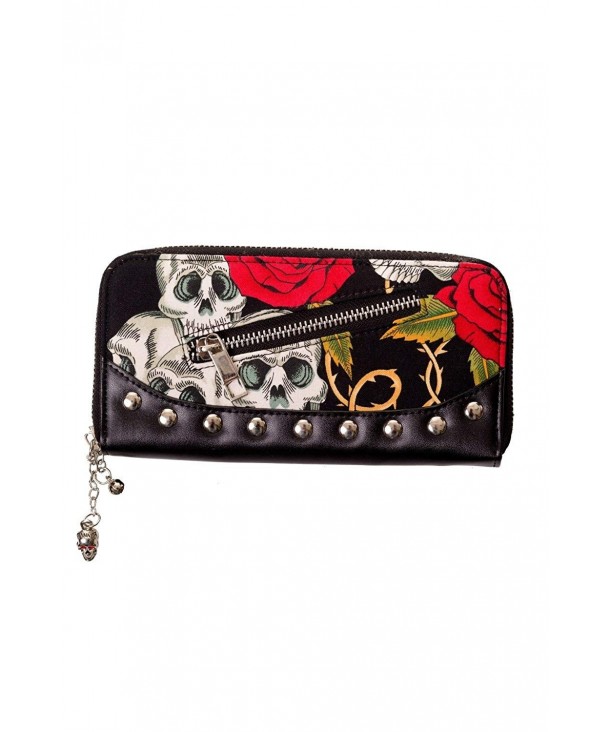 Banned Skulls And Roses Wallet
