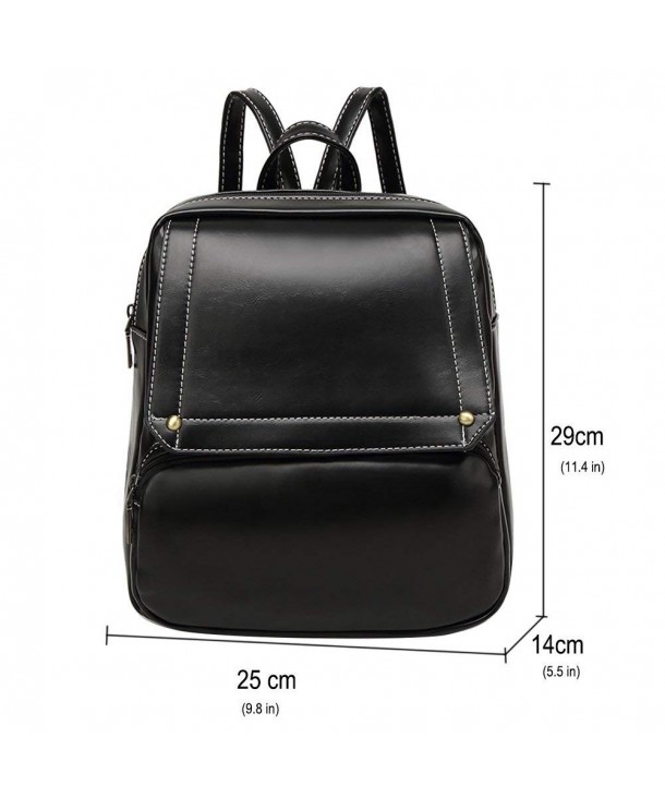Women Leather Backpack Purse Satchel Shoulder School Bags for College ...