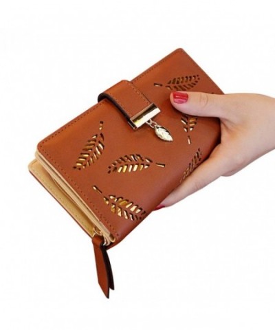 ShiningLove Bifold Hollowed Multipockets Leather