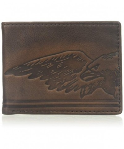 Relic Embossed Traveler Leather Wallet