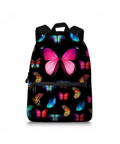 Butterfly Children School Backpack Printing