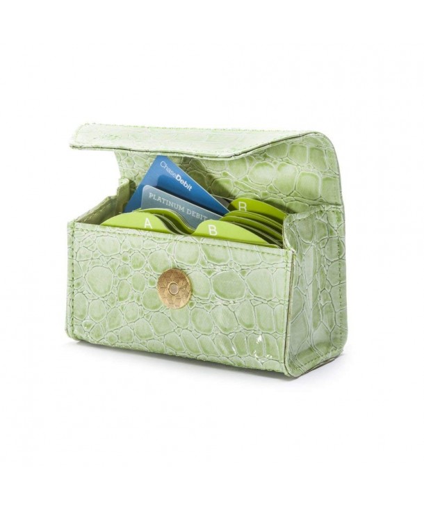 CARD CUBBY Wallet Organizer LIME