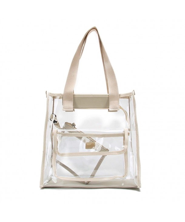 Clear Bag Tote Pouch Combo