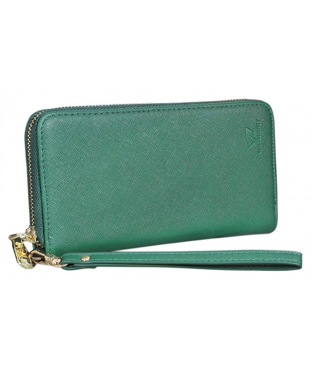 Womens Leather Wallet Clutch Wallets