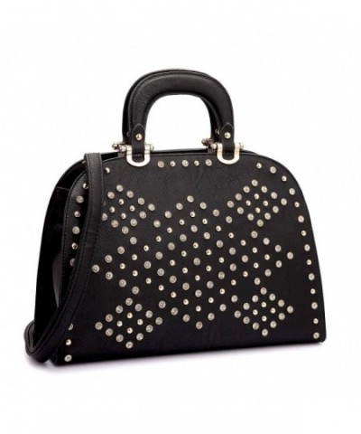 Dasein Leather Designer Rhinestone Handbags