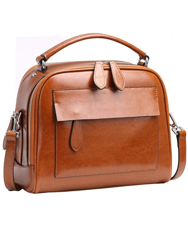 Leather Handbags Shoulder Satchel Handbag
