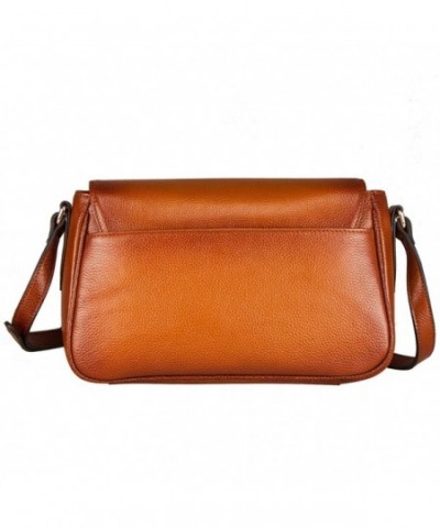 Women's Vintage Genuine Leather Crossbody Bag Shoulder Satchel Handmade ...