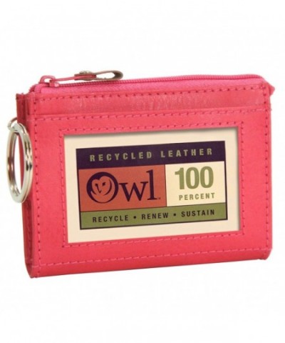 OWL Zip top Holder Keychain Wallet