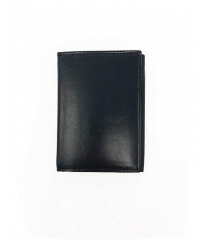 Mens Genuine Leather Wallet Trifold