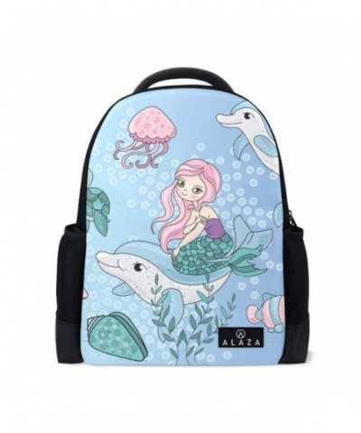 Mermaids Laptop Backpack Bookbag Daypack