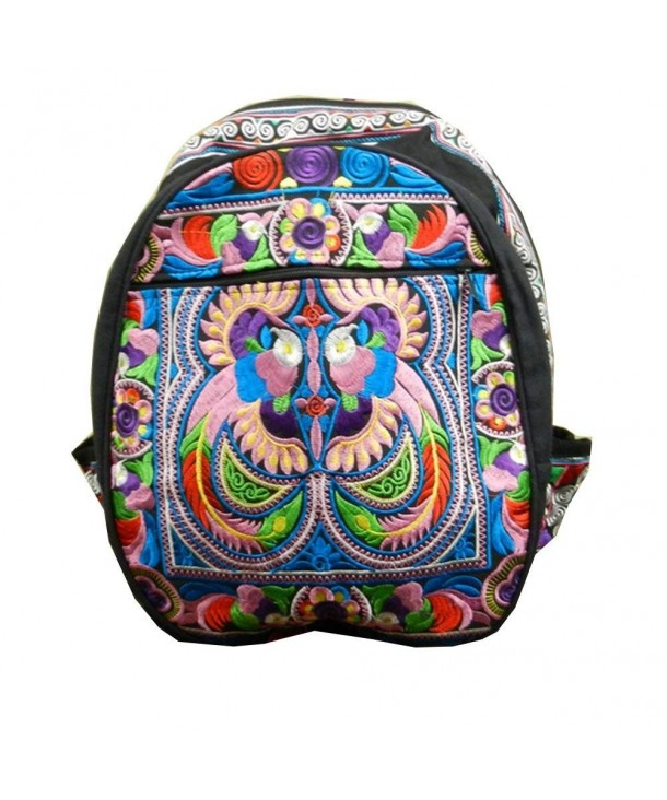 Backpack Ethnic Embroidered Hippie Multicolour