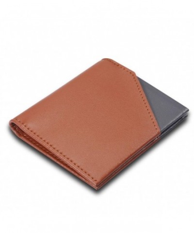 Bifold Wallets Minimalist Leather Blocking