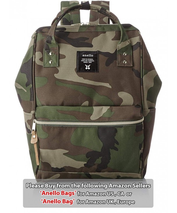AUTHENTIC POLYESTER BACKPACK LARGE CAMOUFLAGE
