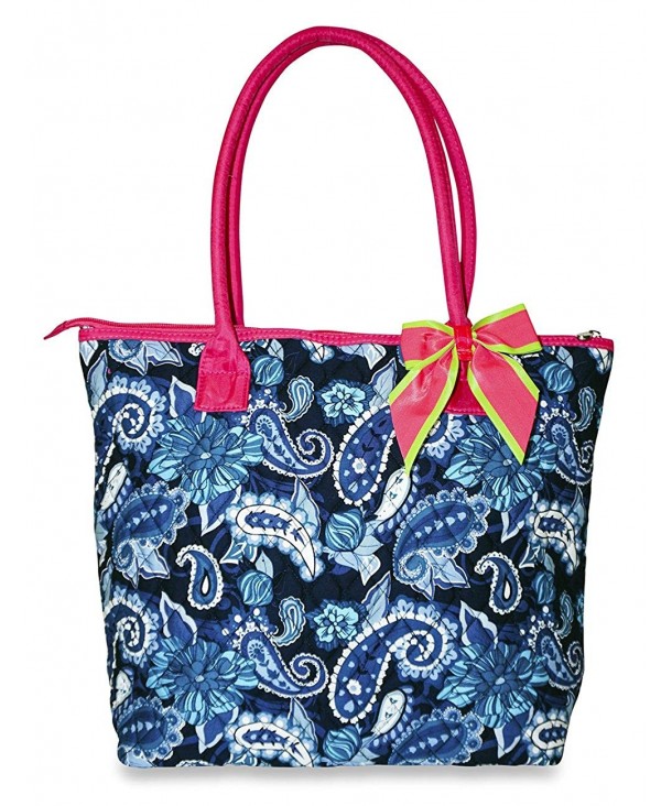 Rosenblue Flora Quilted Tote Pink