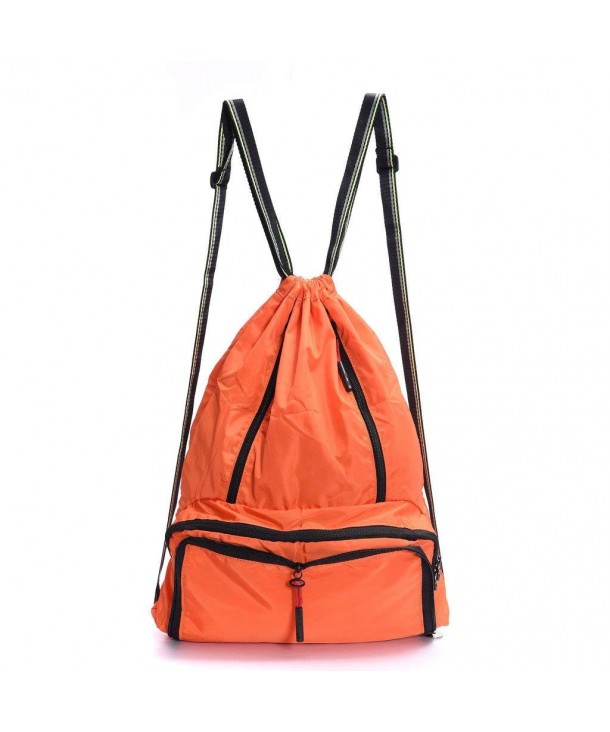 Drawstring Backpack Foldable Sackpack Lightweight