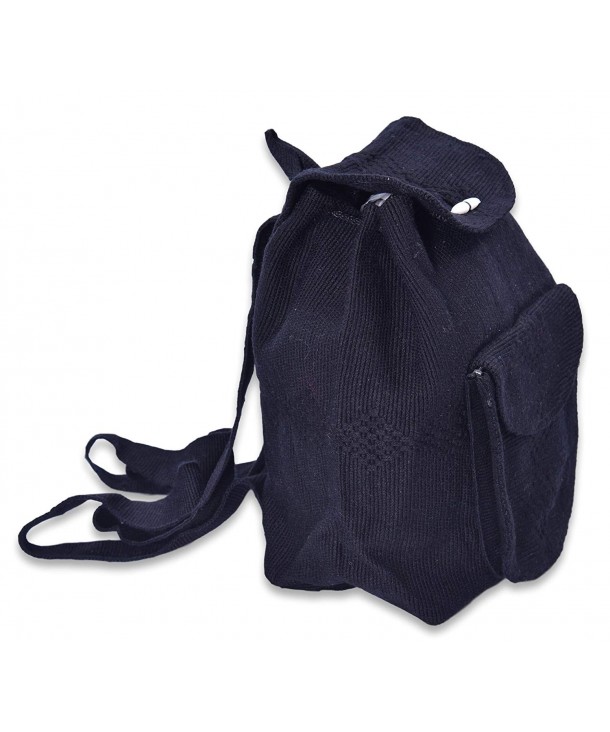 Baja Ponchos Black Mini Backpack